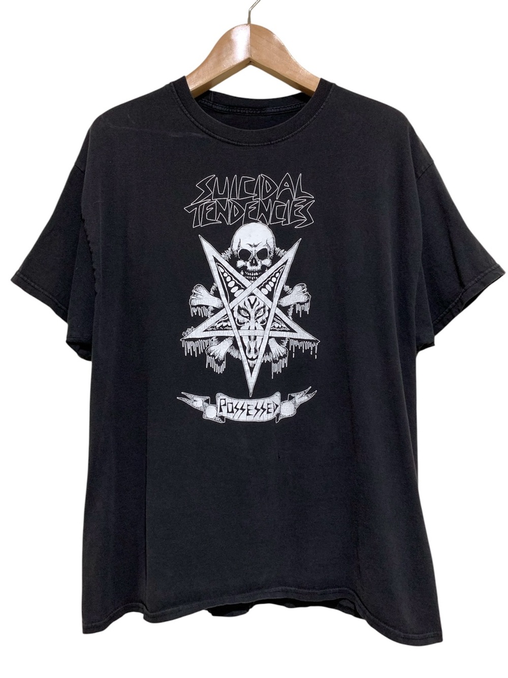 Suicidal Tendencies Possessed Black Graphic Band Tee Size XL Iconic Bold Artwork